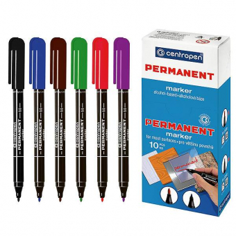 Купить Маркер перманентный «Centropen» 2846 (оригинал) оптом